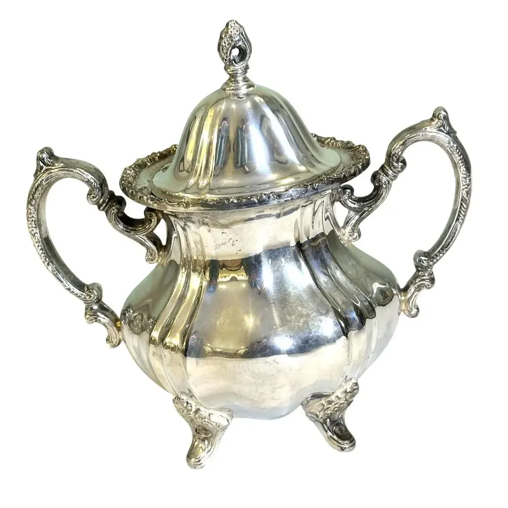 Vintage Towle Silver Plate 'Grand Duchess' Five-Piece Full Tea/Coffee Service